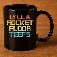 Lylla & Rocket & Floor & Teefs 11oz C Handle Ceramic Mug