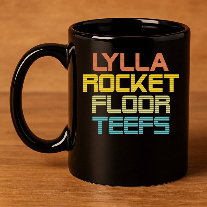 Lylla & Rocket & Floor & Teefs 11oz C Handle Ceramic Mug