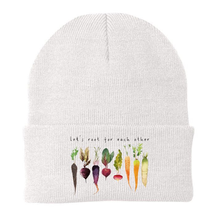 Lets Root For Each Other And Watch Each Other Grow Knit Cap Winter Beanie