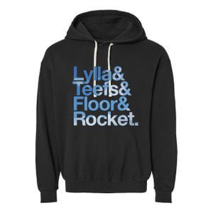 Lylla & Rocket & Floor & Teefs Funny Garment-Dyed Fleece Hoodie