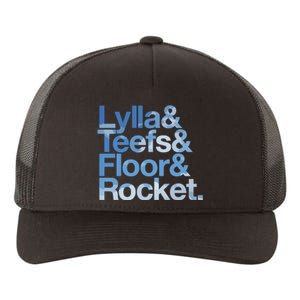 Lylla & Rocket & Floor & Teefs Funny Yupoong Adult 5-Panel Trucker Hat