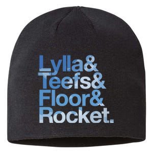 Lylla & Rocket & Floor & Teefs Funny Sustainable Beanie