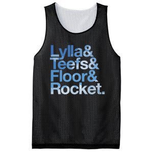 Lylla & Rocket & Floor & Teefs Funny Mesh Reversible Basketball Jersey Tank