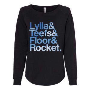 Lylla & Rocket & Floor & Teefs Funny Womens California Wash Sweatshirt