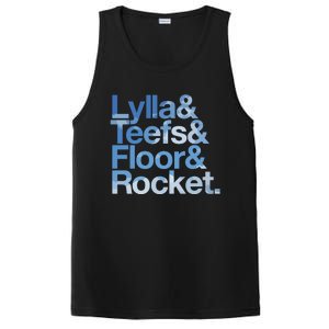 Lylla & Rocket & Floor & Teefs Funny PosiCharge Competitor Tank