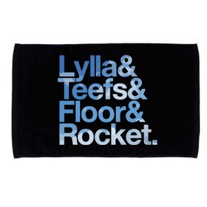 Lylla & Rocket & Floor & Teefs Funny Microfiber Hand Towel