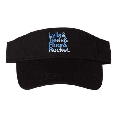 Lylla & Rocket & Floor & Teefs Funny Visor