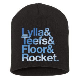 Lylla & Rocket & Floor & Teefs Funny Short Acrylic Beanie