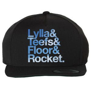 Lylla & Rocket & Floor & Teefs Funny Wool Snapback Cap