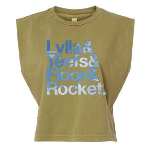 Lylla & Rocket & Floor & Teefs Funny Garment-Dyed Women's Muscle Tee