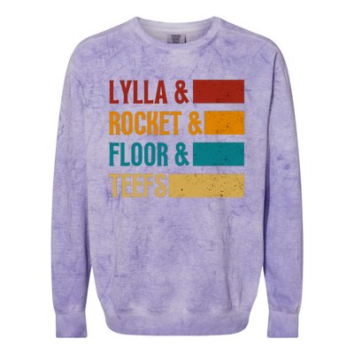 Lylla & Rocket & Floor & Teefs Colorblast Crewneck Sweatshirt