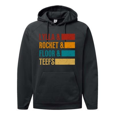 Lylla & Rocket & Floor & Teefs Performance Fleece Hoodie