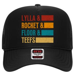 Lylla & Rocket & Floor & Teefs High Crown Mesh Back Trucker Hat