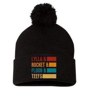 Lylla & Rocket & Floor & Teefs Pom Pom 12in Knit Beanie