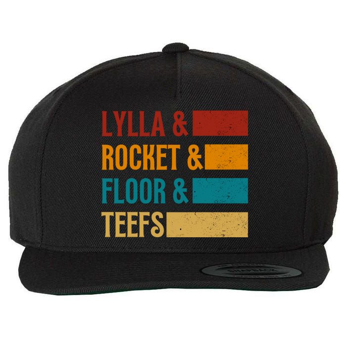 Lylla & Rocket & Floor & Teefs Wool Snapback Cap