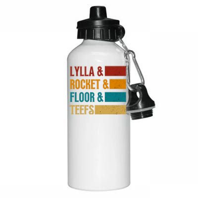 Lylla & Rocket & Floor & Teefs Aluminum Water Bottle 