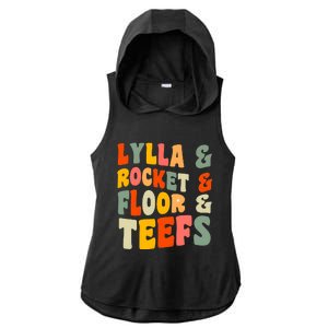 Lylla Rocket Floor And Teefs James Gunn Ladies PosiCharge Tri-Blend Wicking Draft Hoodie Tank