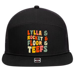 Lylla Rocket Floor And Teefs James Gunn 7 Panel Mesh Trucker Snapback Hat