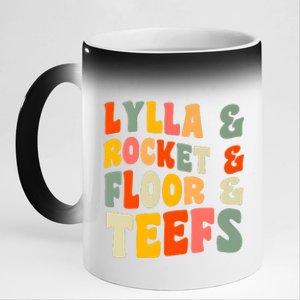 Lylla Rocket Floor And Teefs James Gunn 11oz Black Color Changing Mug