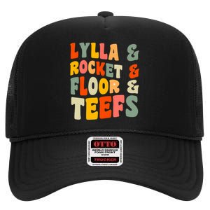 Lylla Rocket Floor And Teefs James Gunn High Crown Mesh Back Trucker Hat