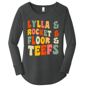 Lylla Rocket Floor And Teefs James Gunn Women's Perfect Tri Tunic Long Sleeve Shirt