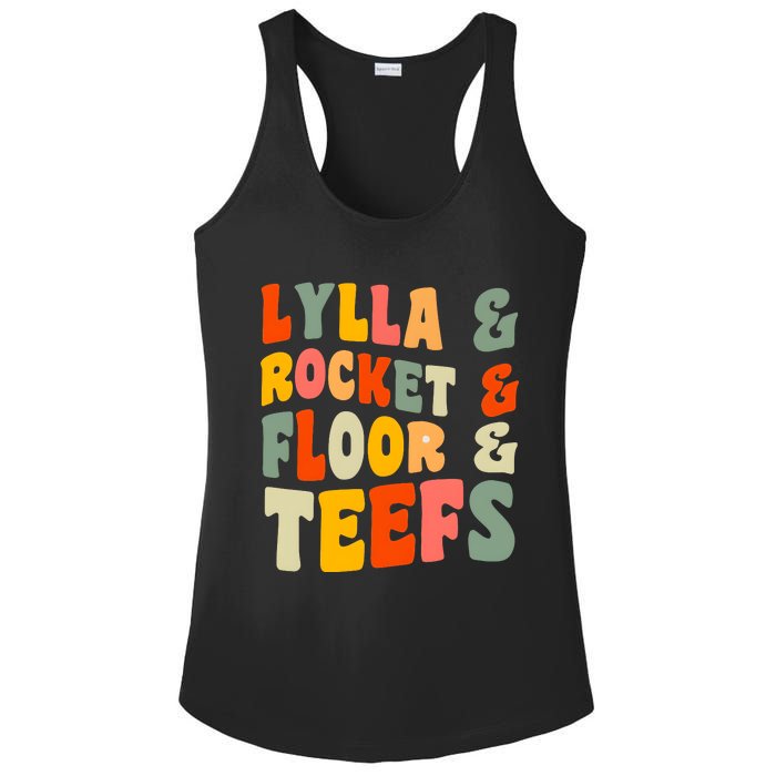 Lylla Rocket Floor And Teefs James Gunn Ladies PosiCharge Competitor Racerback Tank