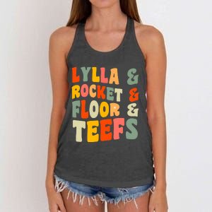 Lylla Rocket Floor And Teefs James Gunn Women's Knotted Racerback Tank