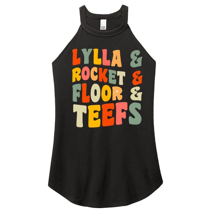 Lylla Rocket Floor And Teefs James Gunn Women's Perfect Tri Rocker Tank