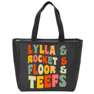 Lylla Rocket Floor And Teefs James Gunn Zip Tote Bag