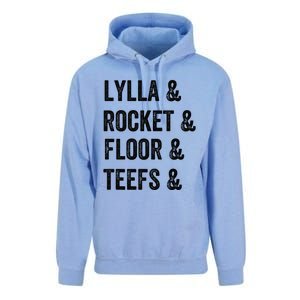 Lylla Rocket Floor And Teefs Unisex Surf Hoodie