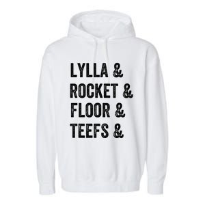 Lylla Rocket Floor And Teefs Garment-Dyed Fleece Hoodie