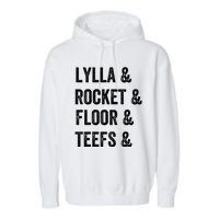 Lylla Rocket Floor And Teefs Garment-Dyed Fleece Hoodie