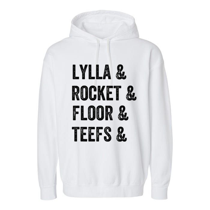 Lylla Rocket Floor And Teefs Garment-Dyed Fleece Hoodie