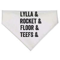 Lylla Rocket Floor And Teefs USA-Made Doggie Bandana