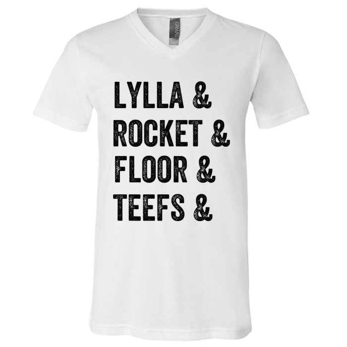 Lylla Rocket Floor And Teefs V-Neck T-Shirt