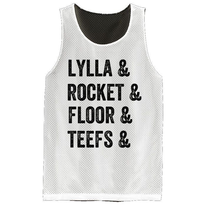 Lylla Rocket Floor And Teefs Mesh Reversible Basketball Jersey Tank