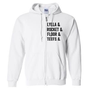 Lylla Rocket Floor And Teefs Full Zip Hoodie