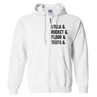 Lylla Rocket Floor And Teefs Full Zip Hoodie