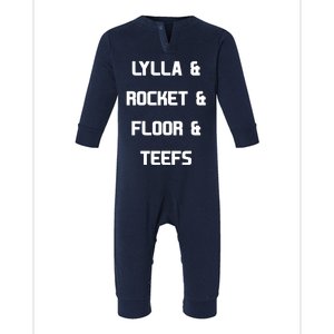 LYLLA & ROCKET & FLOOR & TEEFS Infant Fleece One Piece