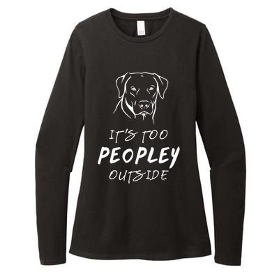 Labrador Retriever Funny Dog Lover Funny Gift For Birthday Xmas Cool Gift Womens CVC Long Sleeve Shirt