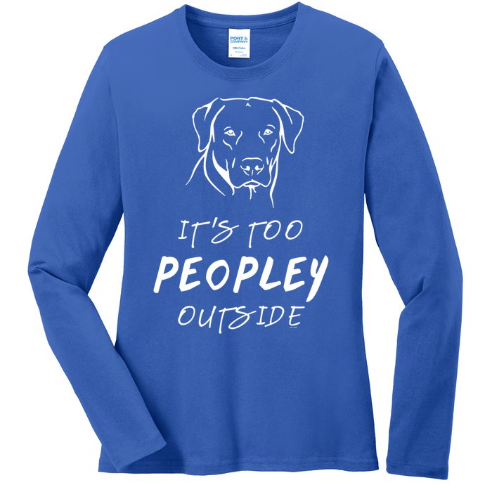 Labrador Retriever Funny Dog Lover Funny Gift For Birthday Xmas Cool Gift Ladies Long Sleeve Shirt