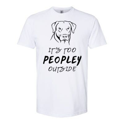 Labrador Retriever Funny Dog Lover Funny Gift For Birthday Xmas Cool Gift Softstyle CVC T-Shirt