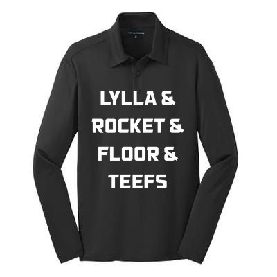 Lylla Rocket Floor And Teefs Silk Touch Performance Long Sleeve Polo