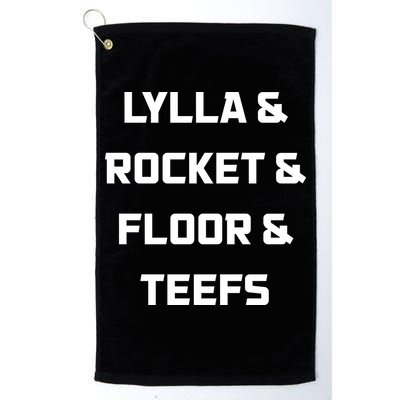 Lylla Rocket Floor And Teefs Golf Towel