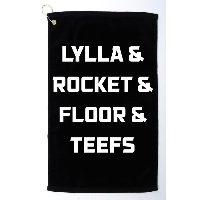 Lylla Rocket Floor And Teefs Golf Towel
