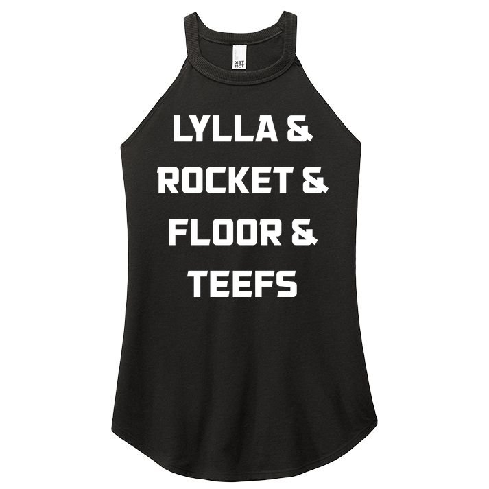 Lylla Rocket Floor And Teefs Women's Perfect Tri Rocker Tank