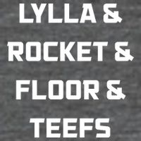 Lylla Rocket Floor And Teefs Women's V-Neck T-Shirt
