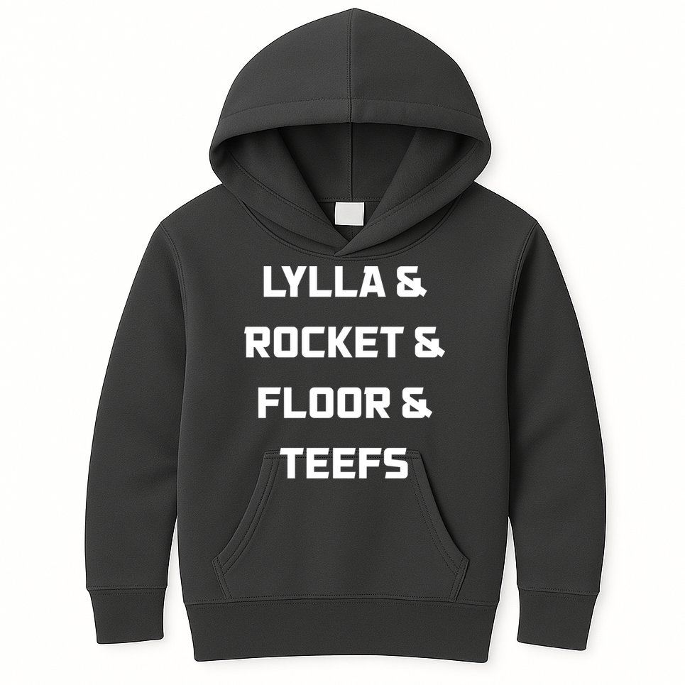 Lylla Rocket Floor And Teefs Kids Hoodie