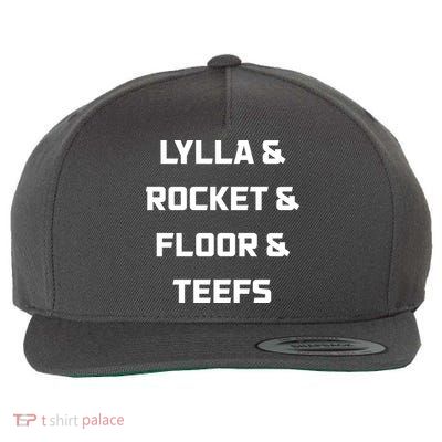 Lylla Rocket Floor And Teefs Wool Snapback Cap