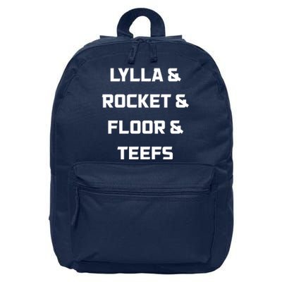 Lylla Rocket Floor And Teefs 16 in Basic Backpack